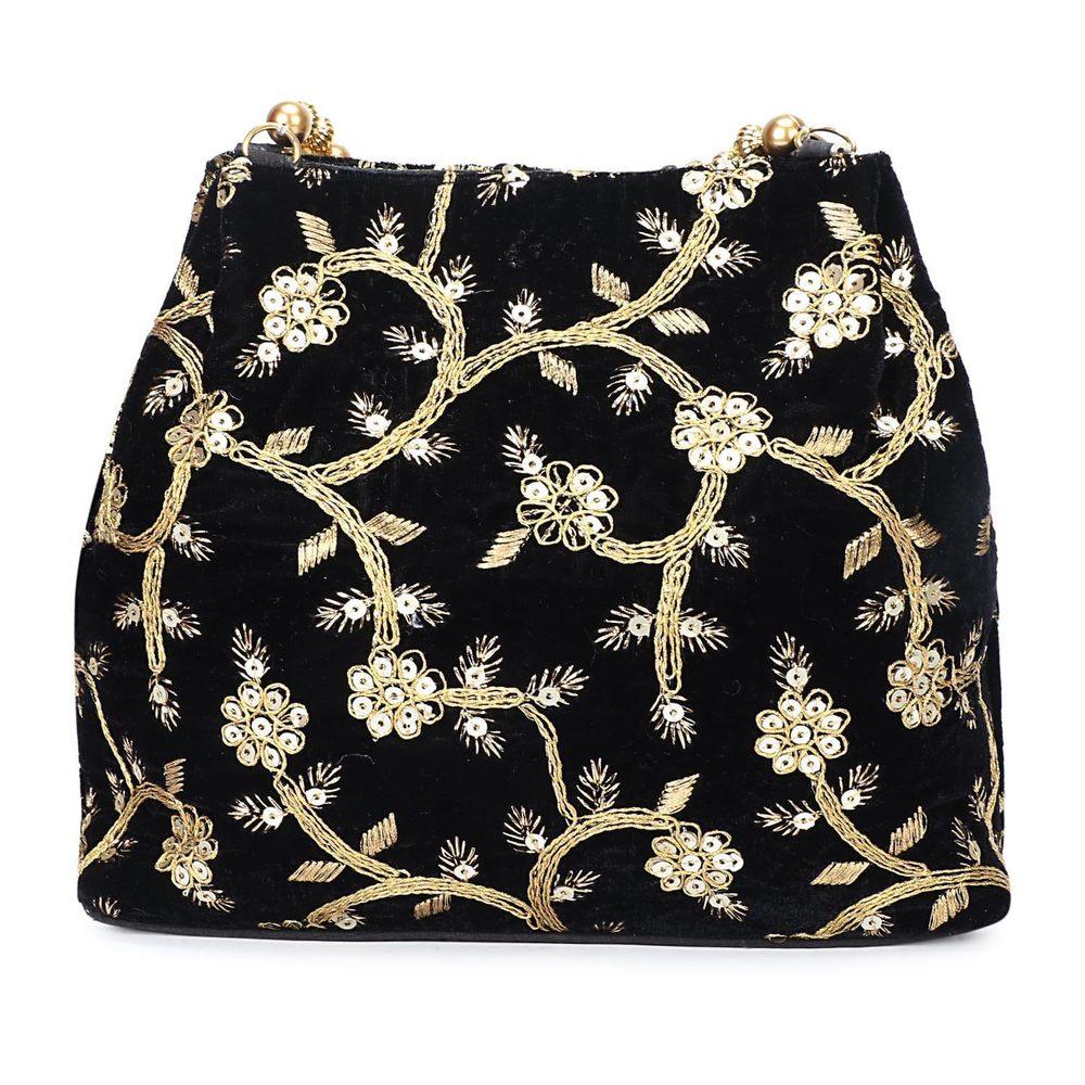 Indian Sequnce Embrodiery Potli Bags And Ethnic Desner Potli Bag xD